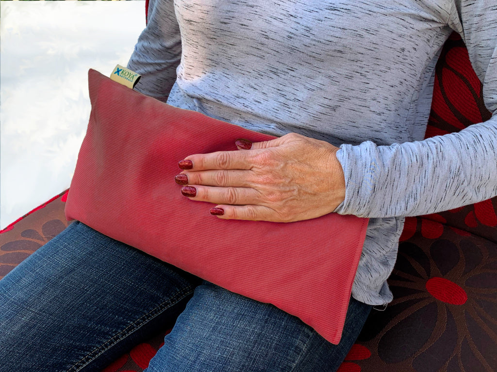 Cotton Cherry Pit Pillows (Rectangular)