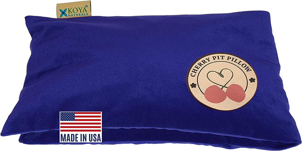 Ultra Soft Microwavable Velvet Neck Heating Pad - Cherry Pit/Stone/Seed Pillow